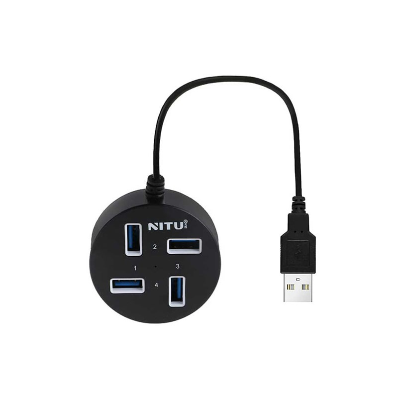 Nitu NT-HUB01 - (3) هاب 4 پورت USB 2.0 نیتو مدل NT-HUB01