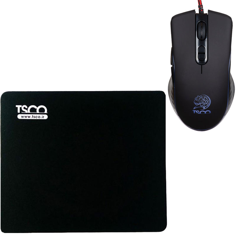 Tsco TM 755 GA ماوس تسکو TM-755-GA و ماوس پد تسکو TMO-21